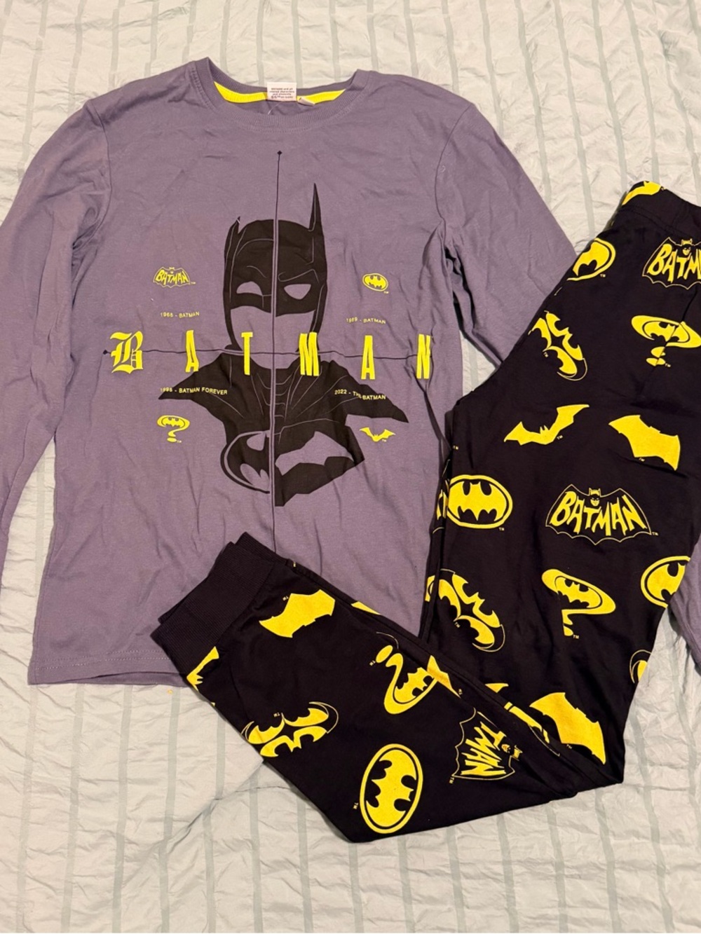 Batman DC Comics Boys Pajama Loungewear Set - NWOT - Size 14-16